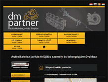 Tablet Screenshot of dmpartner.hu